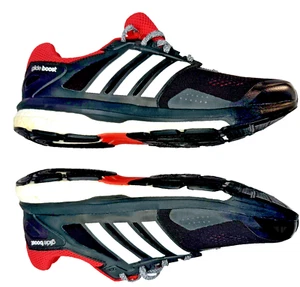 Adidas Super Nova Boost Sneaker Schuhe schwarz/rot/weiß US 9,5 Basketball Laufen - Bild 1 von 7