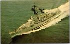 USS FORREST SHERMAN United States Navy Vintage Chrome Postcard Unposted A71