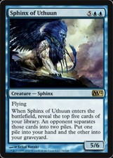 1x Sphinx of Uthuun LP, English MTG Magic 2012 (M12)