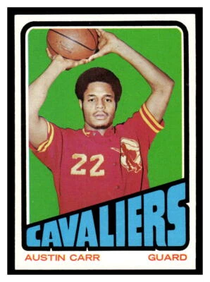 1972 Topps Basketball #90 Austin Carr    Rookie  124E - Image 1 of 2