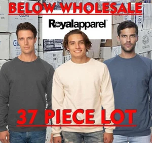 Below WHOLESALE Blank royal apparel sweatshirt Assortment Bulk Lot - Picture 1 of 5