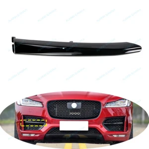 RH Black Front Bumper Side Grille Cover Trim l For 2017-19 Jaguar F-pace Fpace - Picture 1 of 4
