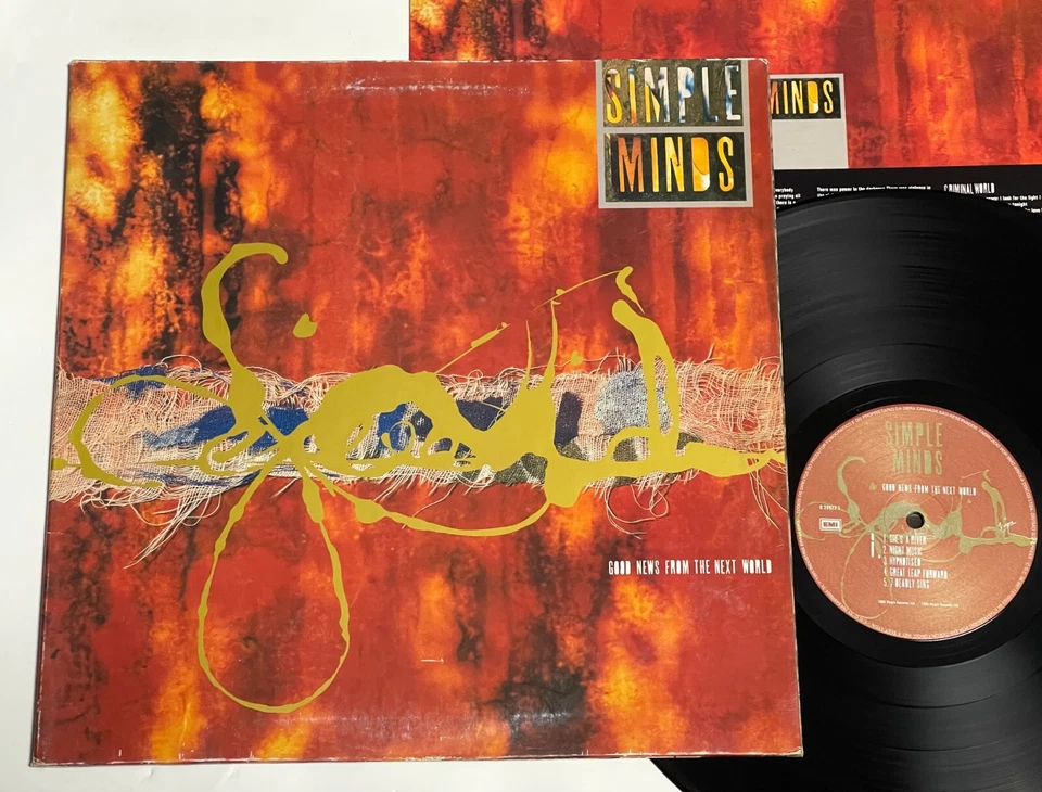 Simple Minds - Good news from the next world BRAZIL LP 1st press 1995 - Image 1 of 2