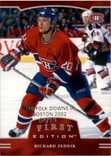 2002-03 BAP First Edition Boston Suffolk Downs #259 Richard Zednik /10