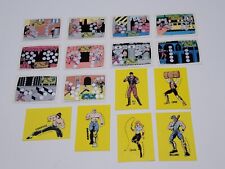 1989 Topps Nintendo Double Dragon Trading Card Scratch Offs 1-10 With 6 Stickers