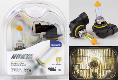 Nokya All Weather 9006 HB4 Nok7710 55W Two Bulbs Head Light Replacement Halogen - Image 1 of 4