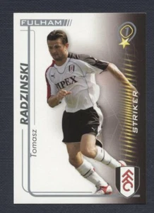 SHOOT OUT 2005/06 (05/06) - RED BACK - TOMASZ RADZINSKI - FULHAM - Picture 1 of 2