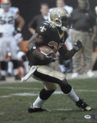 Фотография Реджи Буша с автографом 16x20 New Orleans Saints PSA/DNA 194505 - Изображение 1 из 3