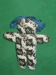POCKET DOLL -VOODOO DOLL-POPPET-HANDMADE- 4 1/2" - Picture 1 of 4