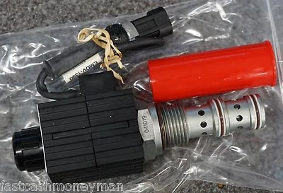 BUCHER HYDRAULICS 24V 3-WAY HYDRAULIC SCREW-IN CARTRIDGE SPOOL SOLENOID VALVE EMDV-12-N-3A-0-24D V