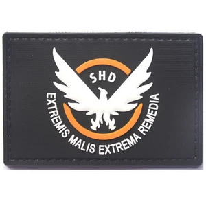 THE DIVISION SHD U.S. ARMY USA PVC PATCHES BADGE TACTICAL RUBBER HOOK PATCH - Picture 1 of 1