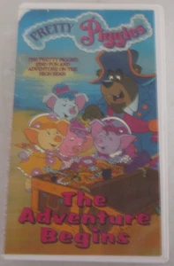 Pretty Piggies: The Adventure Begins (1989, VHS) - Picture 1 of 4