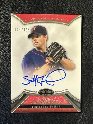 SCOTT DIAMOND 2013 Topps Tier One Auto 234/399 - Image 1 of 2