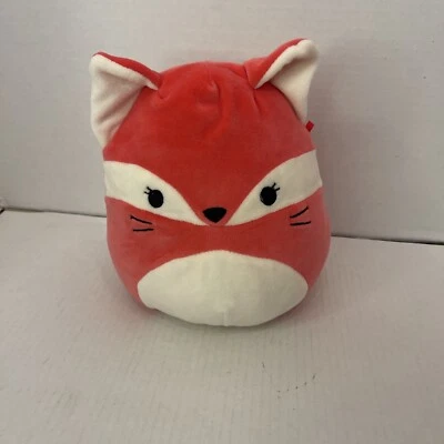 Squishmallows Fifi El Zorro Rojo Coral Kellytoy Regalo Peluche Suave 8 Pulgadas Foto 1 de 4