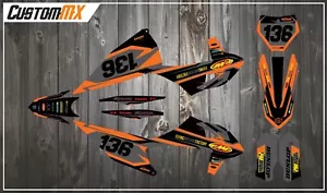 CustomMX - Grafikkit: Passt KTM SX SXF EXC 85 125 150 250 300 350 450 Modelle - Bild 1 von 10