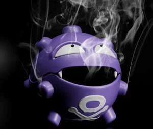 💨 Cartoon Koffing Moskito Coil Tablett | Anime Gastly Indoor Räucherstäbchenhalter 🔥 - Bild 1 von 5
