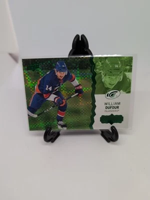 2023-24 Upper Deck Ice - Rookies William Dufour #112 Green (RC) - Image 1 of 4