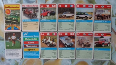 Quartett Auto Geländewagen VW Iltis Puch Pinzgauer Lada Niva Range Rover - Bild 1 von 3