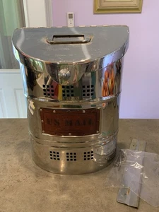 Ecco Mail Box Large Stainless Steel W/Mounting Hinge Large Great Condition - Picture 1 of 8