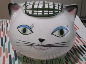 Holt Howard Münze Kitty Bank Vintage British Bank wie gefunden Portugal selten - Bild 1 von 5