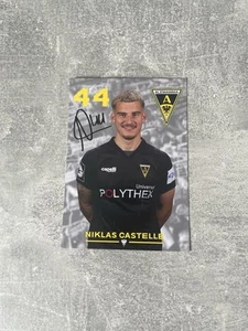 Niklas Castelle Handsignierte Autogrammkarte Alemannia Aachen 2024/25 24/25 - Bild 1 von 2
