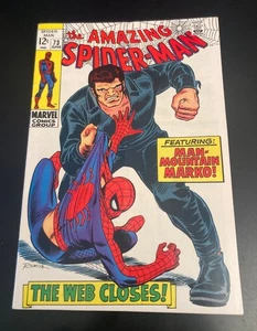 AMAZING SPIDER-MAN #73 (1969) FN++ o FN/VF *¡Muy brillante y brillante!* ¡Páginas blancas! - Imagen 1 de 10