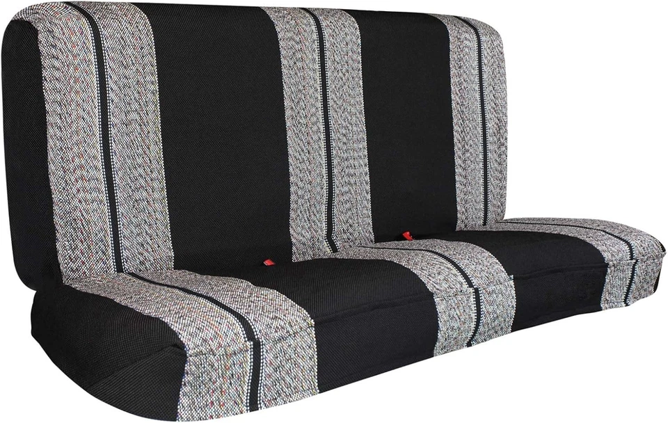 Leader Accessories Saddle Blanket Black Full Size Pickup Trucks Bench  - Image 1 of 4