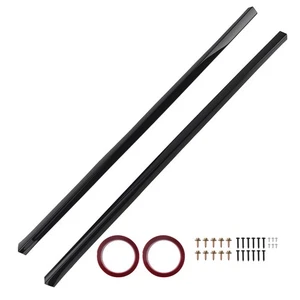 Black Side Skirt Extension Panel for VW Golf 7 7.5 R Line 2013-2020 Body Kit ABS - Picture 1 of 12