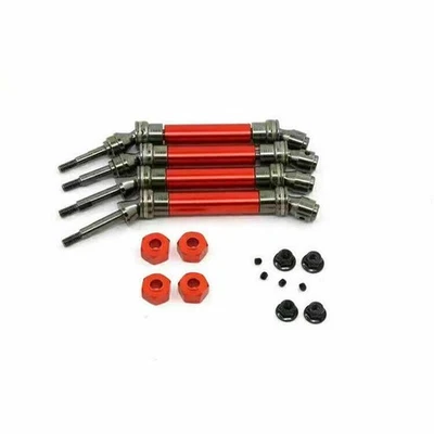 For Traxxas 1/10 Slash 4X4 727 4PCS Steel Metal Front&Rear Universal Drive Shaft - Image 1 of 4