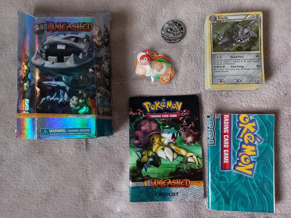 [PLAYED!/USED!] Pokemon TCG - HS Unleashed Steel Sentinel - Theme Deck (HGSS) - Image 1 of 1