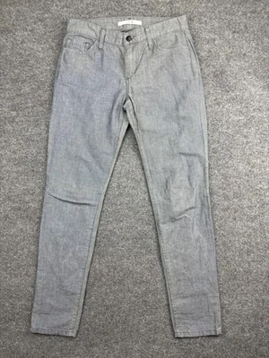 Jeans Joe's Jeans Feminino 25 Cinza Azul Slim Fit Jeans Elástico Chambray 5 Bolsos - Imagem 1 de 4