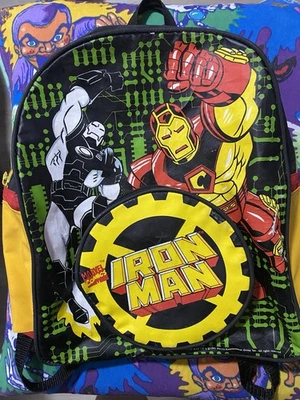 Vintage 1995 Marvel Entertainment Animated Series Iron Man War Machine Backpack - Image 1 of 4