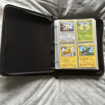 Pokemon Binder Mixed Cards and Ages 52 Page 208 Card Full Some Older 76 Holo TCG - Image 1 of 4