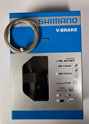 Shimano V-Brake Bremsen Alivio BR-T 4000 Silber VR HR mit oder ohne Nirozug OVP - Bild 1 von 3