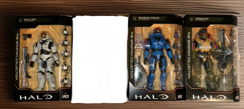 HALO The Spartan Collection Kelly-087/Spartan Rouge/Jorge-052 (3) - Image 1 of 1