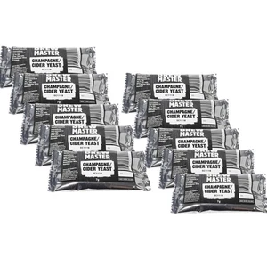 10X Brew Master Champagne/Cider Yeast 7g Home Brew Premium Yeast EC-1118 - Picture 1 of 4