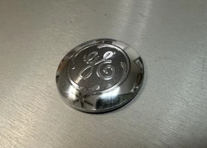 GE Abzeichen Typenschild Aufkleber WR04X10168 1,40" Durchmesser x 0,23" dick, verchromt, NEU - Bild 1 von 2