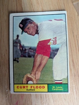 1961 Topps - Curt Flood #438 - Image 1 of 2