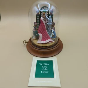 Franklin Mint Wizard of Oz Figurine If I Were King of the Forest Musical Dome  - Picture 1 of 14