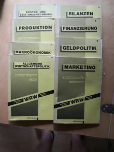8 Lehrhefte, Bilanzen, Finzierung,Geldpolitik, Marketing,KLR, Produktion, und - Bild 1 von 9