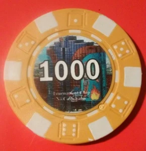 RIO CASINO LAS VEGAS, NEVADA $1,000.00 NO CASH VALUE FANTASY TOURNAMENT CHIP! - Picture 1 of 3