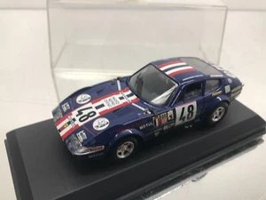 TOP MODEL FERRARI 365 GTB/4 DAYTONA LE MANS 1975 #48 -BLUE 1:43- GOOD IN SC - Imagen 1 de 7