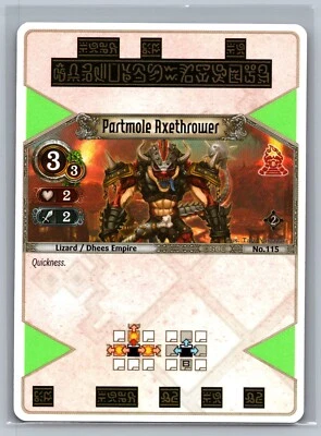 The Eye of Judgment Partmole Axethrower #115 Sony PS3 Biolith Rebellion Set 2 - Image 1 of 2