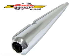 HONDA CB 125 K5 1971/1975 POT SILENCIEUX ECHAPPEMENT NEUF DROIT - Imagen 1 de 3
