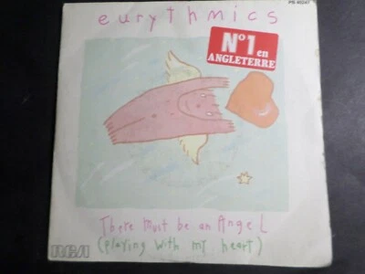 Eurythmics, 45 Giri, There Must Be An Angel, Vinile 7", Vintage - Immagine 1 di 2