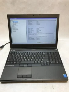 Dell Precision M4800 15.6" Laptop Intel i5-4310M 2.7GHz 8GB RAM NO HDD NO OS -DW - Picture 1 of 8