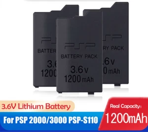 Battery for PSP 2004, 2000, 3004, 3001 and similar models thin slim - Picture 1 of 6