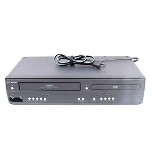 Combo reproductor de DVD VHS VCR de doble cubierta Funai DV220FX5 - ¡PROBADO! Sin mando a distancia - Imagen 1 de 14