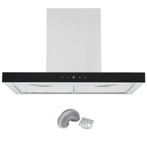 Cookology LINT701SS Designer Box Cooker Hood Touch Control 70cm & Ducting Kit - Picture 1 of 5