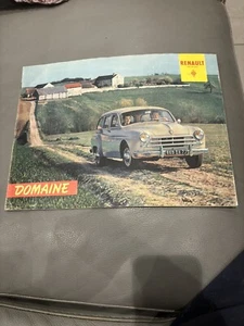 Renault Domaine brochure undated French text large format - Picture 1 of 5